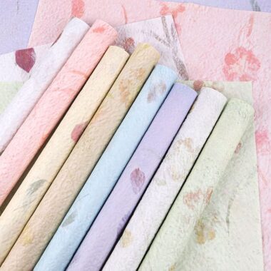 3D petal thick DIY flower wrapping paper for bouquets