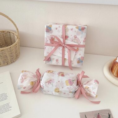 Sweet cartoon cake festival gift wrapping paper cute style