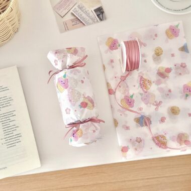 Sweet cartoon cake festival gift wrapping paper cute style