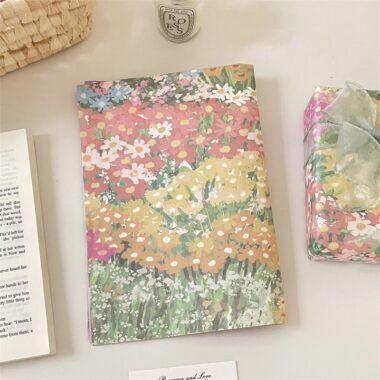 Premium colorful floral festival gift wrapping paper elegant style