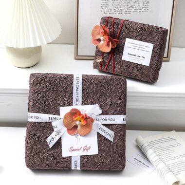 Luxury double layer crinkle birthday gift wrapping paper