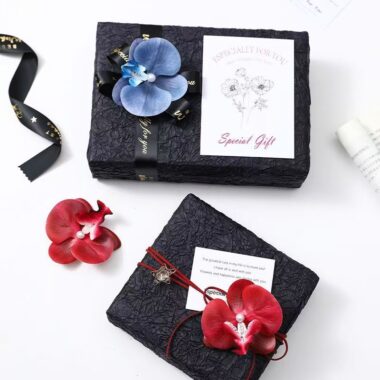 Luxury double layer crinkle birthday gift wrapping paper