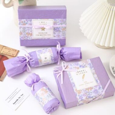 Fresh elegant floral festival gift wrapping paper