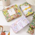 Fresh elegant floral festival gift wrapping paper