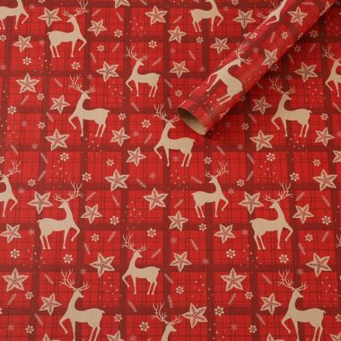 Extra large thick Christmas wrapping paper for holiday gifts