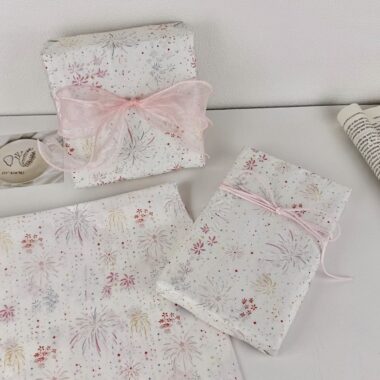 Colorful fireworks creative festival gift wrapping paper