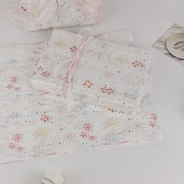 Colorful fireworks creative festival gift wrapping paper