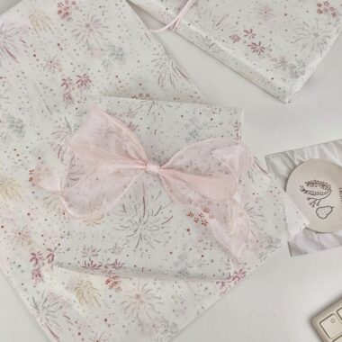 Colorful fireworks creative festival gift wrapping paper