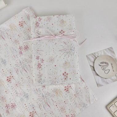 Colorful fireworks creative festival gift wrapping paper