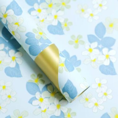 Brilliant floral DIY flower wrapping paper for bouquets