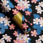 Brilliant floral DIY flower wrapping paper for bouquets