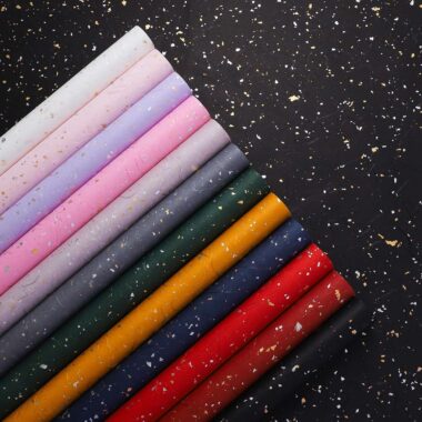 Gold silver splash waterproof flower wrapping paper