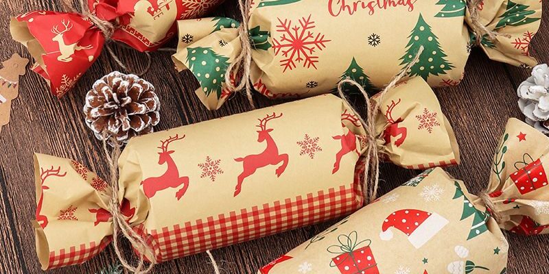 Premium Christmas wrapping paper for luxury gift packaging