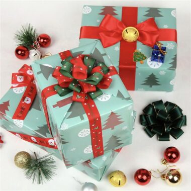 Premium holiday Christmas wrapping paper for luxury gifts