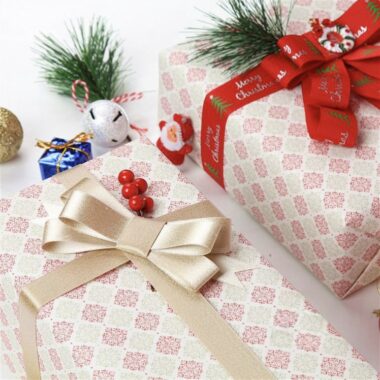 Premium holiday Christmas wrapping paper for luxury gifts