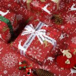 Premium holiday Christmas wrapping paper for luxury gifts