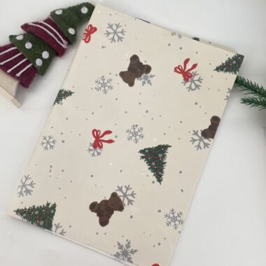 Premium thick Christmas wrapping paper with festive atmosphere