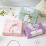 Minimalist iridescent solid color luxury gift wrapping paper