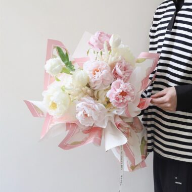 Korean style large waterproof printed flower wrapping paper