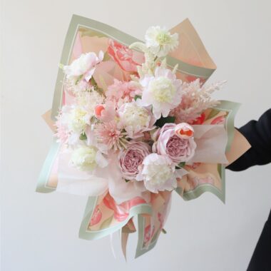 Korean style large waterproof printed flower wrapping paper