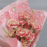 Korean style large waterproof printed flower wrapping paper