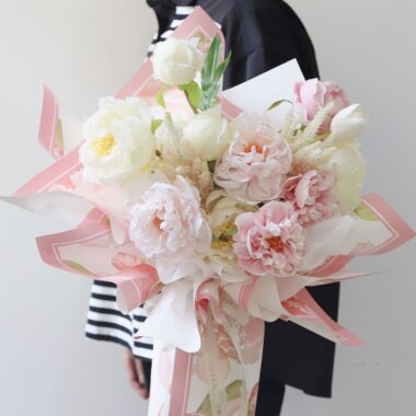 Korean style large waterproof printed flower wrapping paper