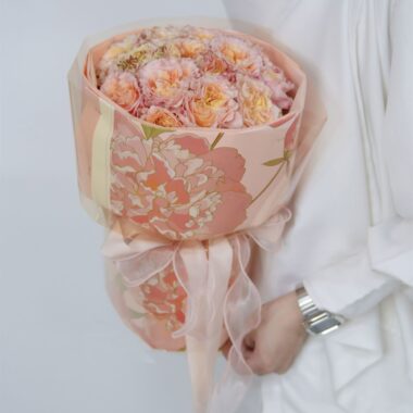 Korean style large waterproof printed flower wrapping paper