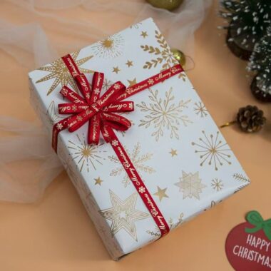 Large creative Christmas wrapping paper for premium gifts