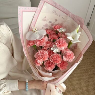 Premium thick floral flower wrapping paper for bouquets