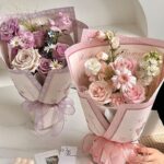 Premium thick floral flower wrapping paper for bouquets