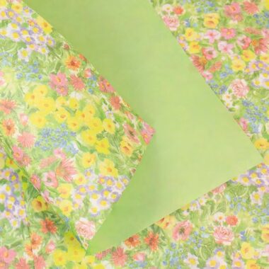 Countryside rapeseed floral decorative flower wrapping paper