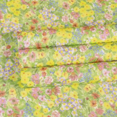 Countryside rapeseed floral decorative flower wrapping paper