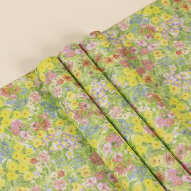 Countryside rapeseed floral decorative flower wrapping paper