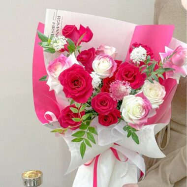 Thick solid color kraft flower wrapping paper for bouquets