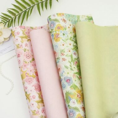 Spring bloom thick florist flower wrapping paper