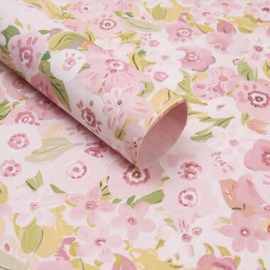 Spring bloom thick florist flower wrapping paper