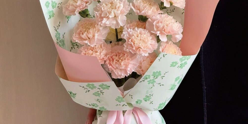 Spring small floral thick waterproof flower wrapping paper