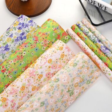 Spring rapeseed floral flower wrapping paper for bouquets