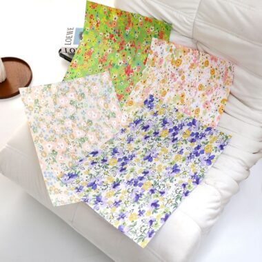 Spring rapeseed floral flower wrapping paper for bouquets