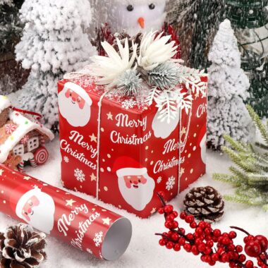 Eco-friendly large size Christmas wrapping paper for gifts