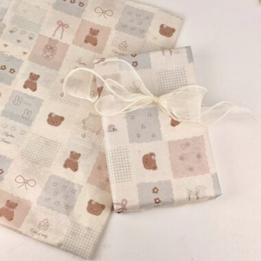 Vintage candy bear cute decorative gift wrapping paper