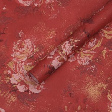 Vintage dreamy floral decorative flower wrapping paper