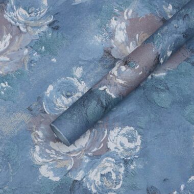 Vintage dreamy floral decorative flower wrapping paper
