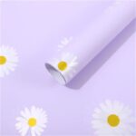 Thick waterproof daisy flower wrapping paper for bouquets