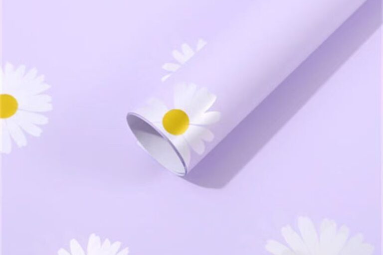 Thick waterproof daisy flower wrapping paper for bouquets