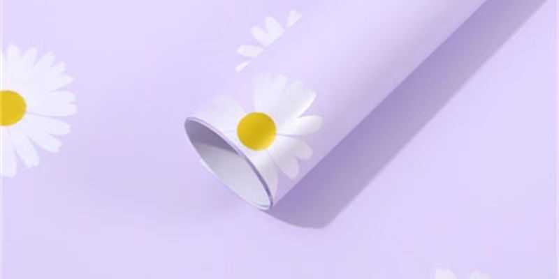 Thick waterproof daisy flower wrapping paper for bouquets