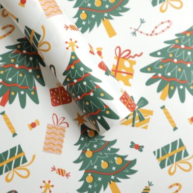 Waterproof thick Christmas wrapping paper for holiday gifts