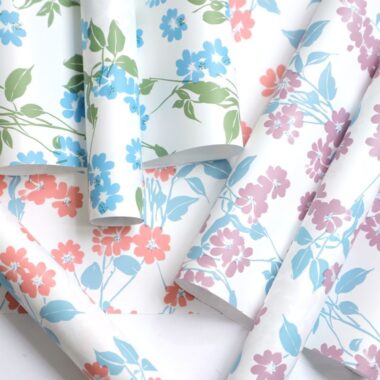 Waterproof thick floral festival flower wrapping paper