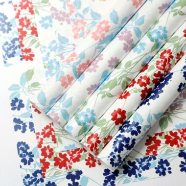 Waterproof thick floral festival flower wrapping paper