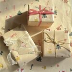 Snowman winter Christmas wrapping paper for festive gifts